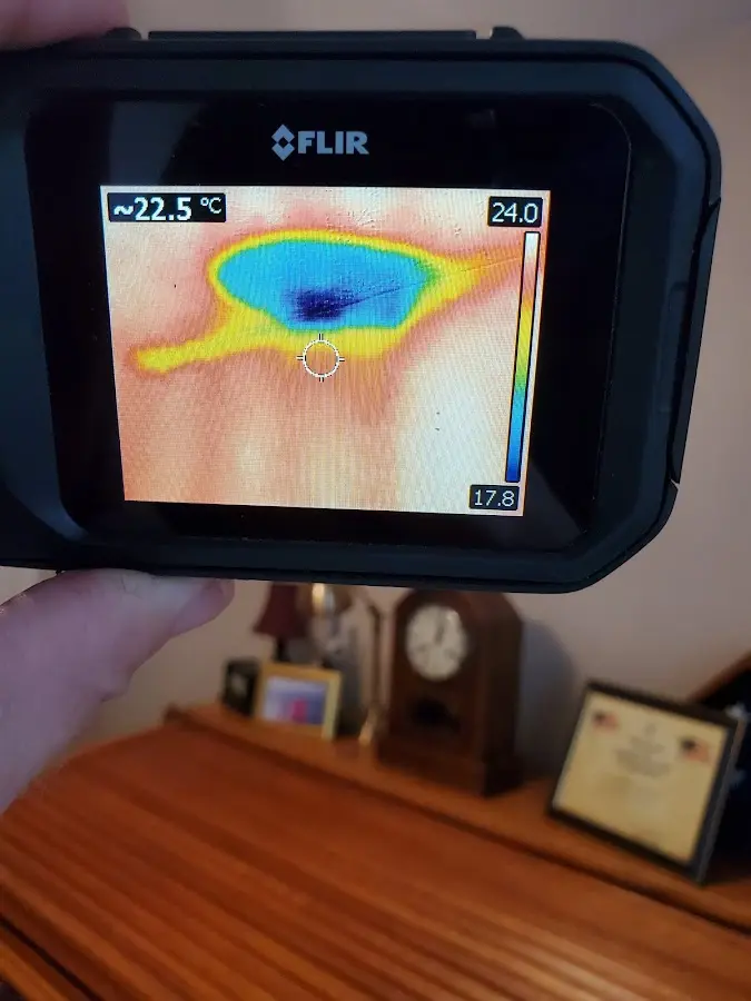 Thermal imaging inspection for water damage in Enterprise